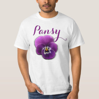 Paarse Pansy T-shirt