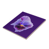 Paarse Pansy Tegel Tegeltje (Zijkant)