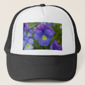 Paarse Pansy Trucker Pet (Voorkant)