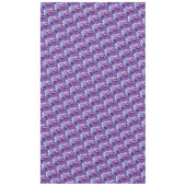 Paarse Pansy vierkante bloementafelkleed Tafelkleed (Voorkant)