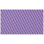 Paarse Pansy vierkante bloementafelkleed Tafelkleed (Voorkant (Horizontaal))