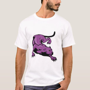 PAARSE PANTHER CARTOON BIG CAT CATEGORIE JAGUAR L T-SHIRT