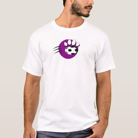 Paarse Panther Soccer T-shirt (Voorkant)
