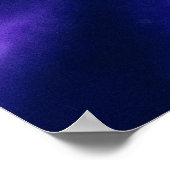 Paarse pantserbloemmacrofoto elegant poster (Hoek)