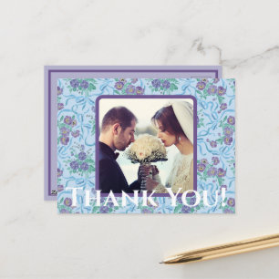 Paarse pantserkonijnen Licht Blauw Briefkaart