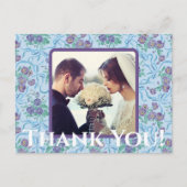 Paarse pantserkonijnen Licht Blauw Briefkaart (Voorkant)