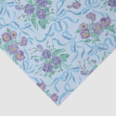  Paarse pantserkonijnen Licht Blauw Tissuepapier (Detail)