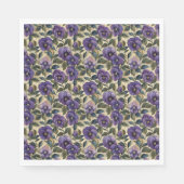 Paarse panty papier servetten party servies (Voorkant)