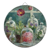 Paarse papaver op een ravijn dartbord (Voorkant)