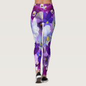 Paarse papaverkracht! leggings (Achterkant)