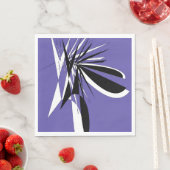 Paarse papieren servetten met grafisch ontwerp (Insitu)