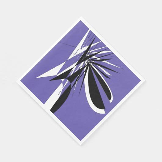 paarse papieren servetten / servietten van papier (Hoek)