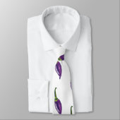 Paarse paprika's stropdas (Gebonden)