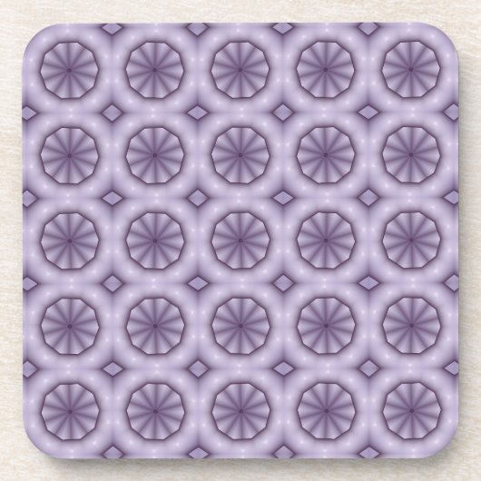 Paarse paraplu bier onderzetter (Voorkant)