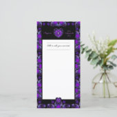 Paarse paraplu & harten .7 (Staand voorkant)