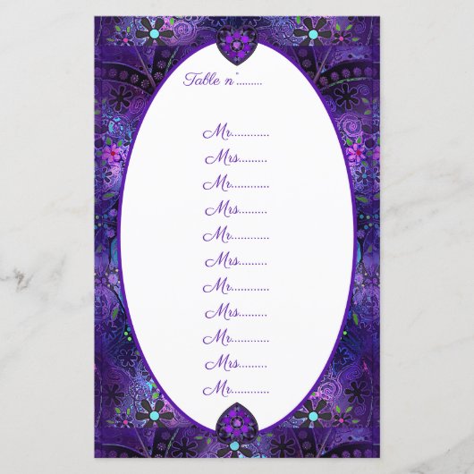 Paarse paraplu & harten .7 (Voorkant)