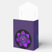 Paarse paraplu & harten.7 bedankdoosjes (Geopend)