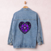 Paarse paraplu & harten.7 denim jacket (Hangar)