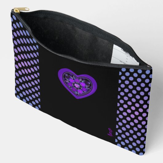 Paarse paraplu & harten .7 etui (Open)