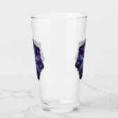 Paarse paraplu & harten .7 glas (Links)