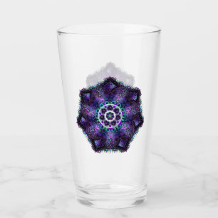 Paarse paraplu & harten .7 glas