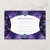 Paarse paraplu & harten .7 informatiekaartje (Achterkant)