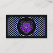 Paarse paraplu & harten .7 informatiekaartje (Voorkant)