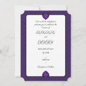 Paarse paraplu & harten .7 kaart (Achterkant)