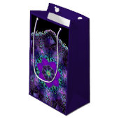 Paarse paraplu & harten .7 klein cadeauzakje (Voorkant Gekanteld)