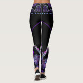 paarse paraplu & harten.7 Leggings (Achterkant)