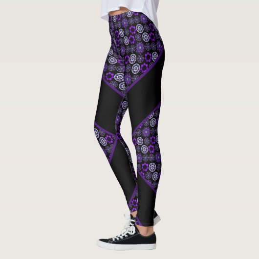 paarse paraplu & harten.7 Leggings (Links)