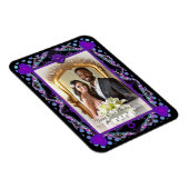 Paarse paraplu & harten .7 magneet (Rechterzijde)