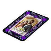 Paarse paraplu & harten .7 magneet (Linkerzijde)