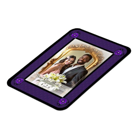 Paarse paraplu & harten .7 magneet (Linkerzijde)