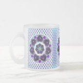 Paarse paraplu & harten .7 matglas koffiemok (Links)