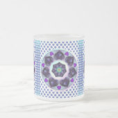 Paarse paraplu & harten .7 matglas koffiemok (Center)