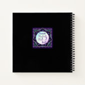 Paarse paraplu & harten .7 notitieboek (Achterkant)