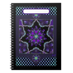 Paarse paraplu & harten .7 notitieboek