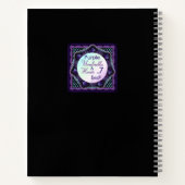 Paarse paraplu & harten .7 notitieboek (Achterkant)