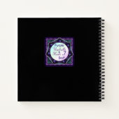 Paarse paraplu & harten .7 notitieboek (Achterkant)