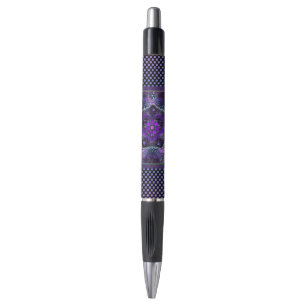 Paarse paraplu & harten .7 pen