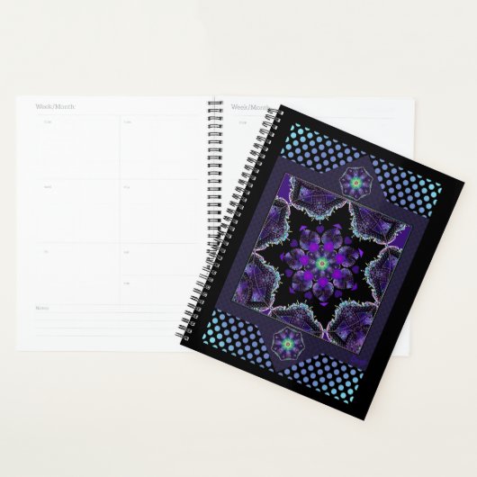 Paarse paraplu & harten .7 planner (Display)