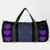 Paarse paraplu & harten .7 plunjezak (Achterkant)