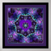 Paarse paraplu & harten .7 poster (Voorkant)