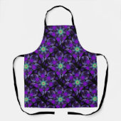 Paarse paraplu & harten .7 schort (Voorkant)