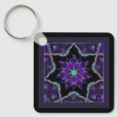 Paarse Paraplu & harten .7 Sleutelhanger (Voorkant)