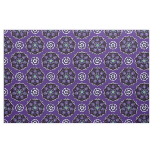 Paarse paraplu & harten .7 stof (Fat Quarter)