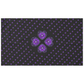 Paarse paraplu & harten .7 tafelkleed (Voorkant (Horizontaal))