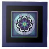 Paarse paraplu & harten .7 tegeltje (Voorkant)