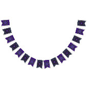 Paarse paraplu & harten .7 vlaggetjes (Alle)